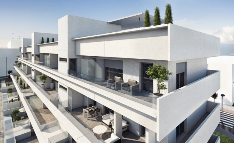 Las terrazas son espacios clave en proyectos de departamentos